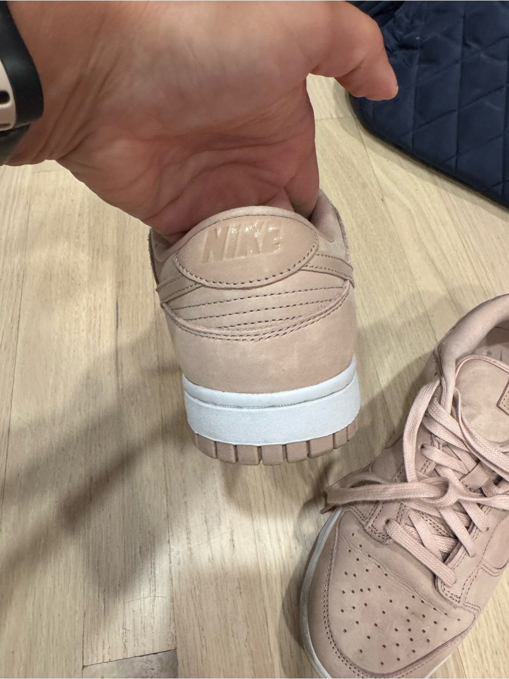 Nike pale pink Air Force Max size 9 - Picture 3 of 6